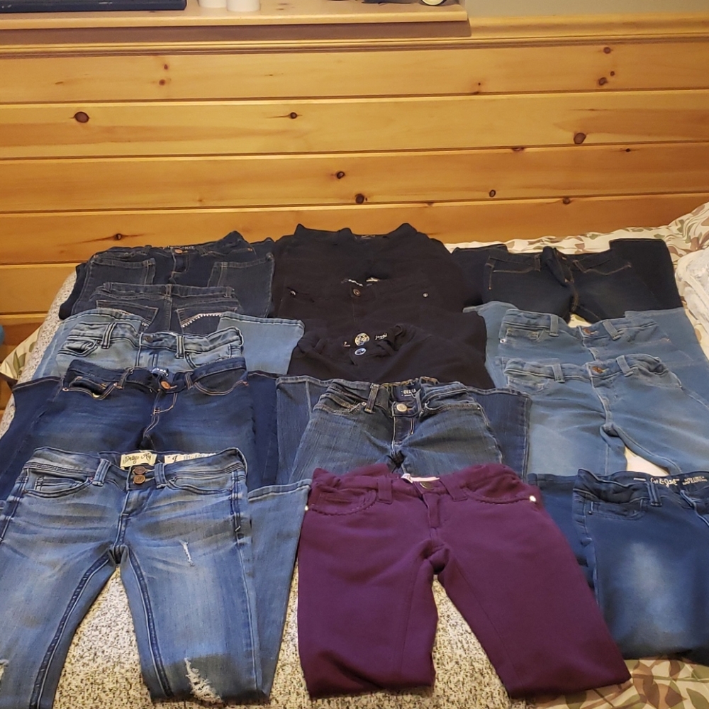 HUGE Jeans / Jeggins Bundle - Girls Size 7